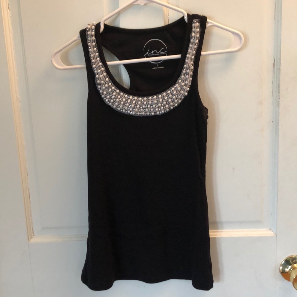 Embellished tank top INC international concepts